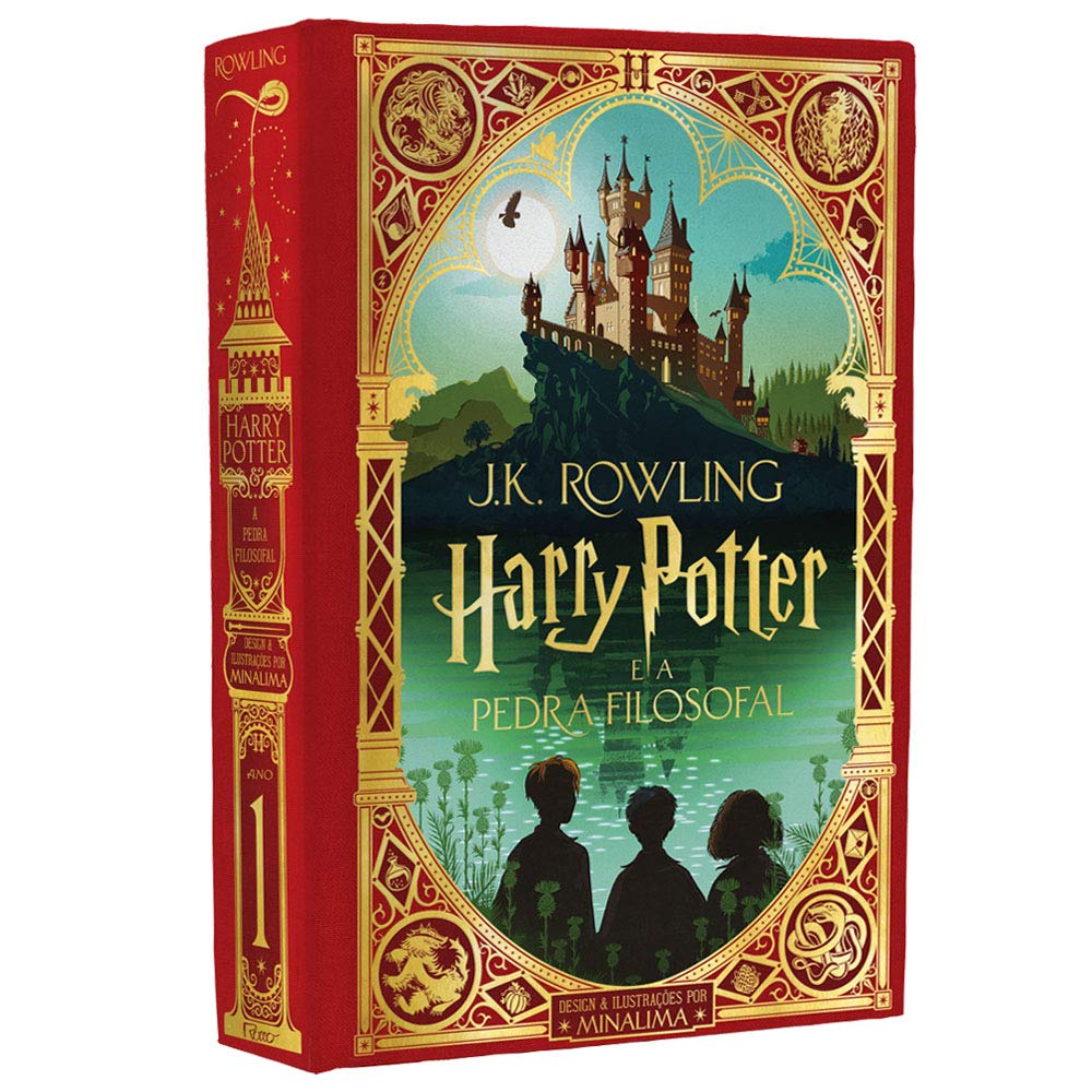 Livro Harry Potter E A Pedra Filosofal Ilustrado Capa Dura Shopee Brasil