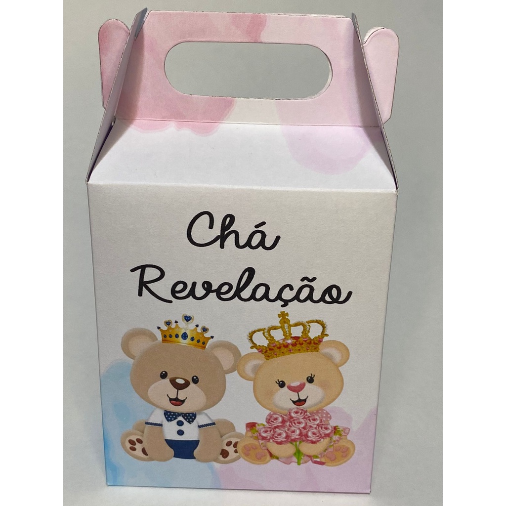 Caixa Milk | Chá Revelação (Ursinhos)