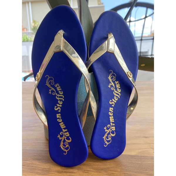 Sandalia azul carmen store steffens