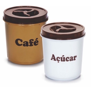 Kit Porta Mantimento Café + Açúcar 1,75L - Stars Produtos de Limpeza -  Cuiabá e Várzea Grande