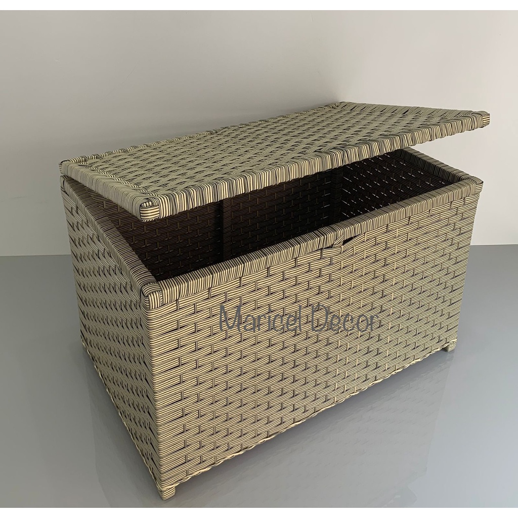 Baú Roupeiro Organizador 70x40x40cm Fibra Sintética Roupa Suja e ...