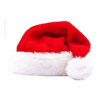 Gorro Touca De Papai Mamae Noel Veludo Conforme Foto Com Nfe