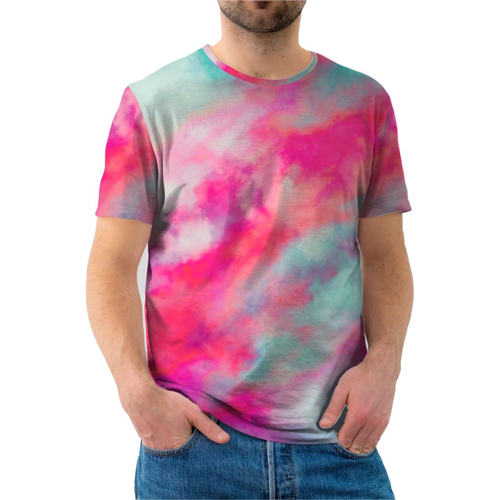Camisa/Camiseta Tie Dye Masculina Estampa Digital Corante Novidade