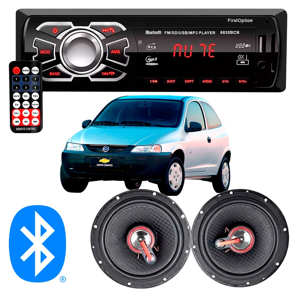 Rádio Sandero 2015 Bluetooth Usb Cartão Sd Com Controle