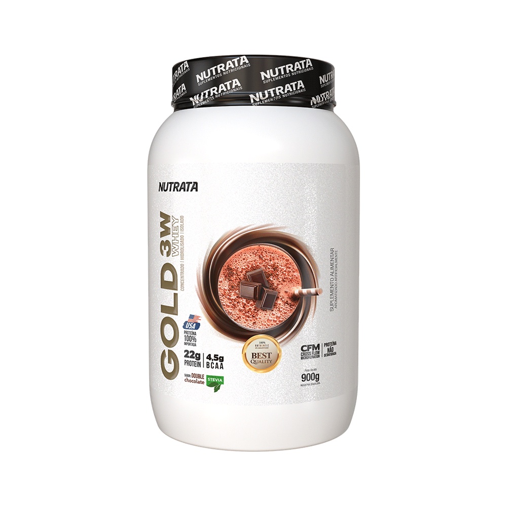 Whey Protein 3w Gold Whey 900g – Nutrata