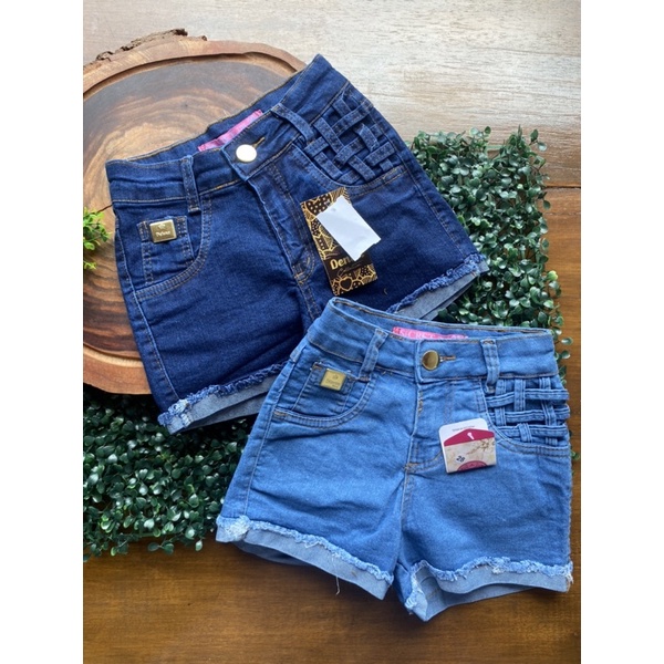 Shorts jeans best sale juvenil feminino