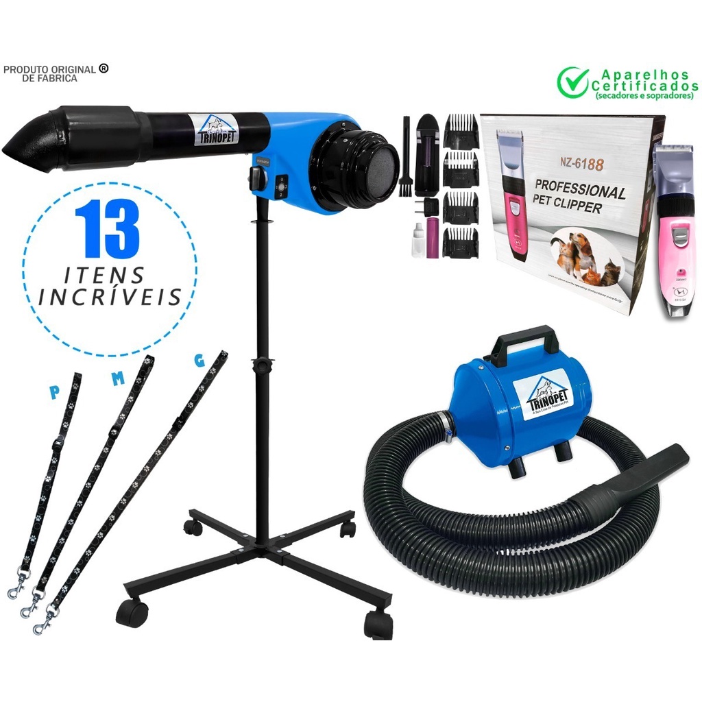 Soprador Secador Maquina Pet Shop Banho E Tosa 127v OU 220V | Shopee Brasil