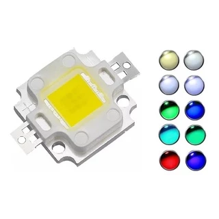 5 X power super chip led 10w BRANCO COMUM 6500k azul verde vermel,ho