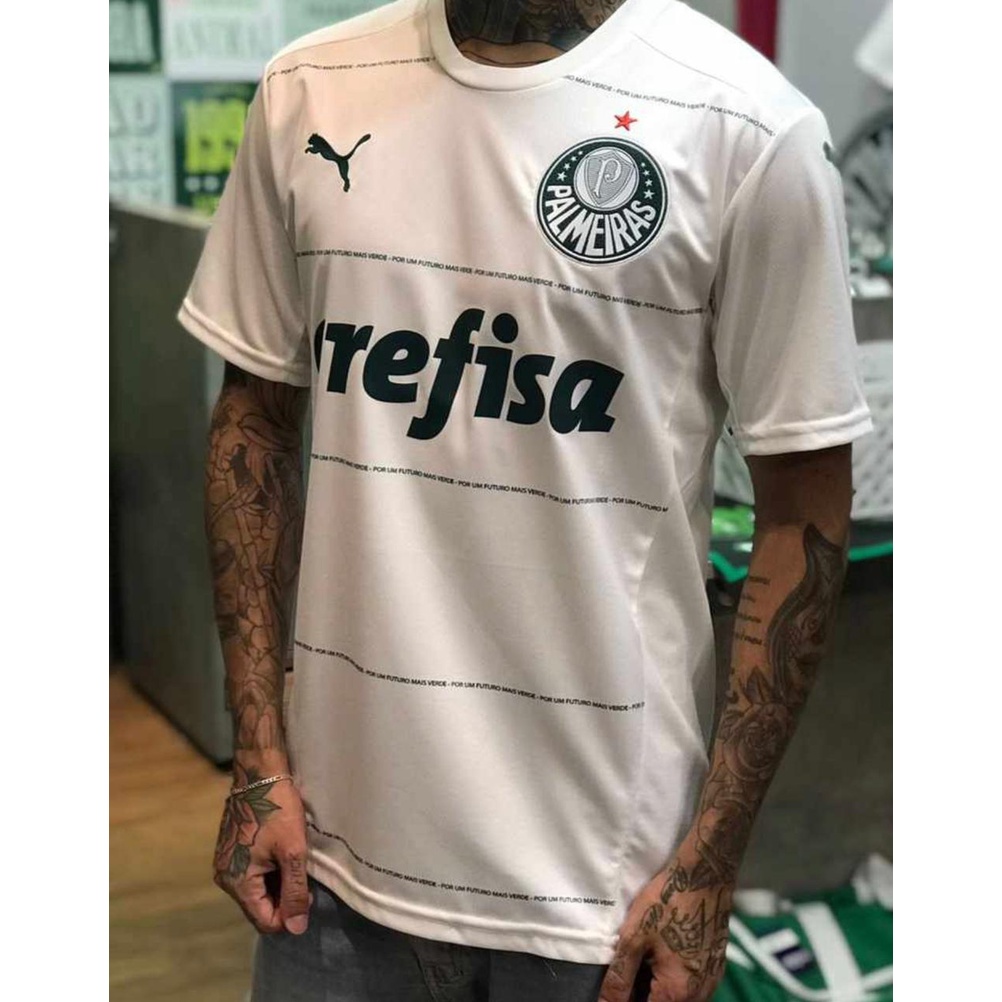 Camisa branca hot sale puma palmeiras