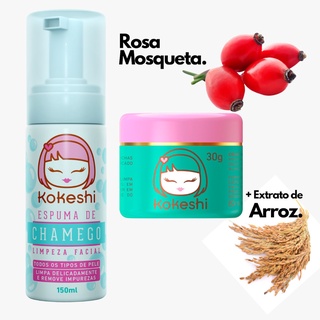 Kit Espuma de Limpeza + Pele de Porcelana - Kokeshi Cosméticos