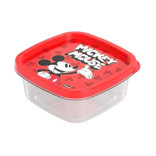 Pote Clic Quadradro Mickey Plastico 580ml