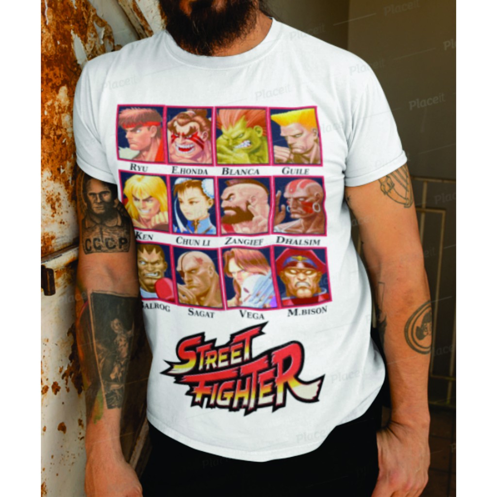 Camiseta oficial Street Fighter Futebol (rus) Zangief em Promoção na  Americanas