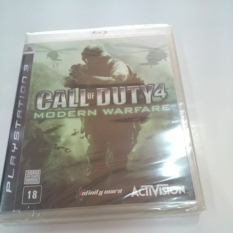 call of duty 4 modern warfare PLAYSTATION 3 MIDIA FISICA Shopee Brasil