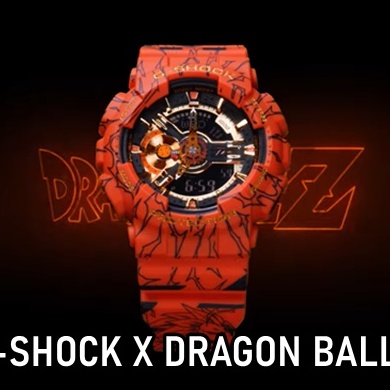 Relógio Gshock Dragon Ball Serie Limitada Resistente a Agua