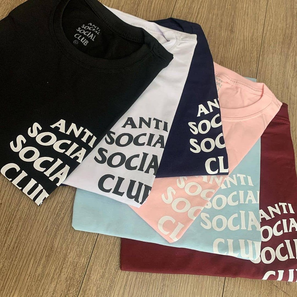 Camiseta Anti Social Club (Importada) - ALTA QUALIDADE