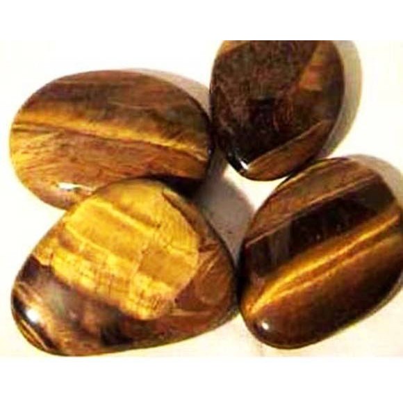 4 Pedras Olho de Tigre Roladas (3cm)