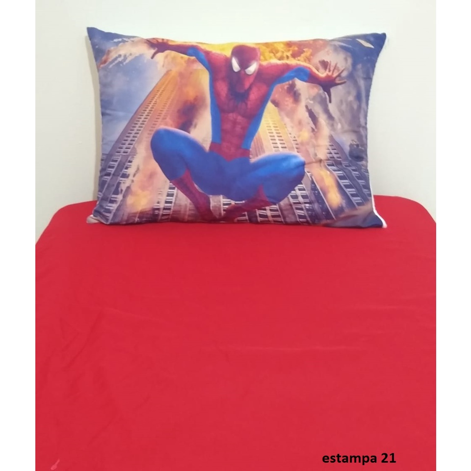 Jogo De Cama Infantil Homem Aranha