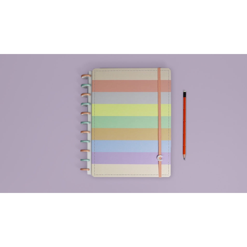 Caderno Inteligente Arco Iris Pastel Grande Shopee Brasil 4281