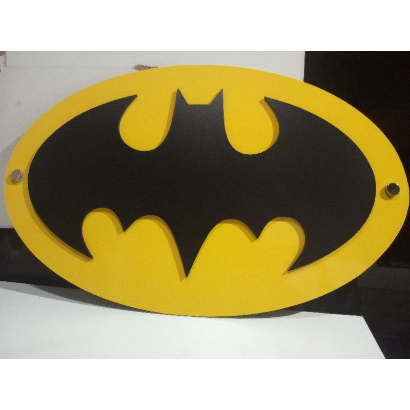 Quadro Batman em alto relevo 80x50cm