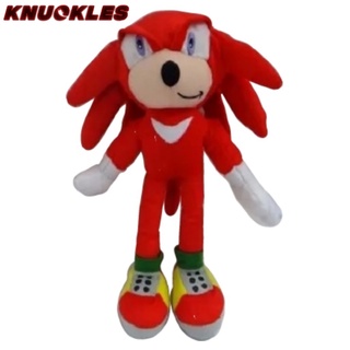 Boneco Sonic Vermelho Action Figure Knucles + Sonic Azul - R'B