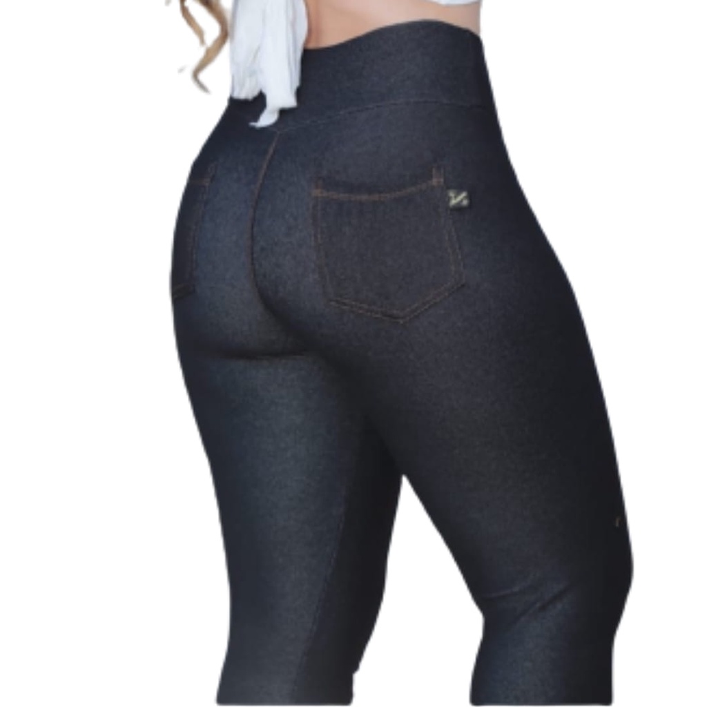 Calça jeans best sale feminina legging