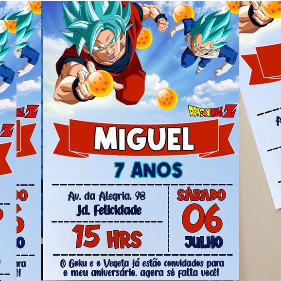 Convite de Aniversário Sonic - 24 Unidades - Regina - Convites