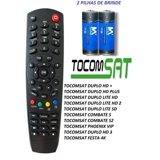 Controle remoto receptor Tocomsat Phoenix s pronta entrega