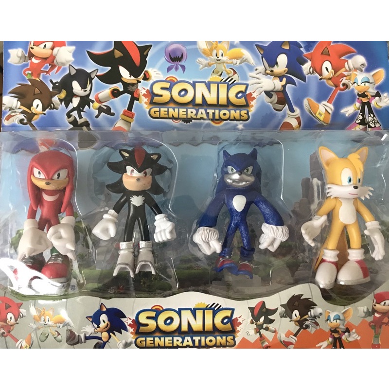Boneco do Sonic - Coleção do Jogo Sonic Generations - Sega 