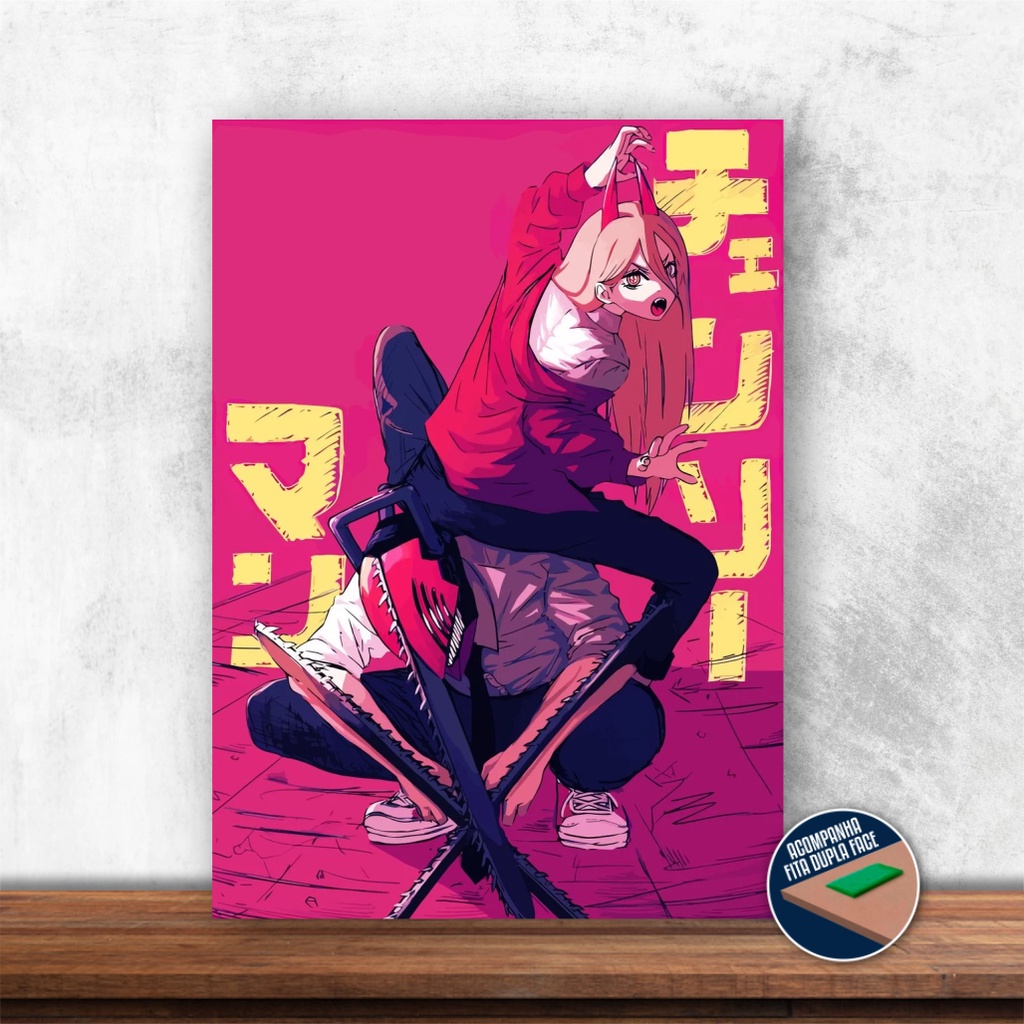 Chainsaw Man Denji And Power Poster