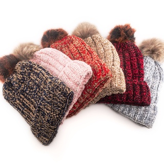 Gorro Touca Feminina Menina Tricotado Quente Fashion