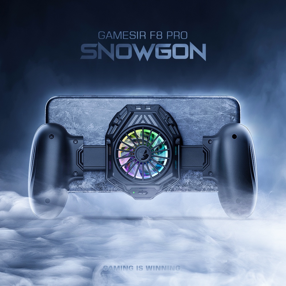 GameSir F8 Pro Snowgon Mobile Cooling Gamepad , Controlador De Jogo Com ...
