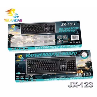 Teclado impermeável à prova d
