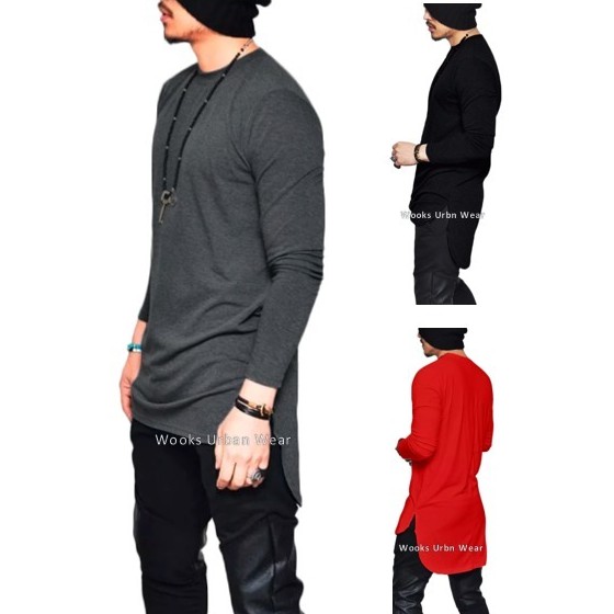 Camiseta Camisa Oversized Longline Masculina Ny C2