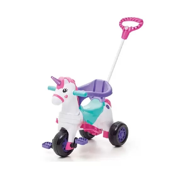 Motoca Infantil Lilás com Pedal - CALESITA-959