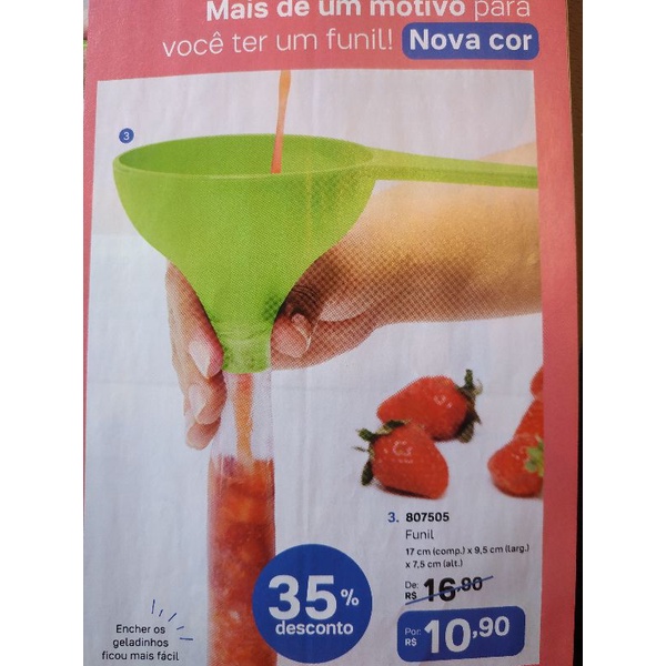 Funil ( Tupperware) | Shopee Brasil