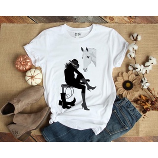 Camiseta T Shirt Feminina Cowgirl Botas Country Rodeio CS04