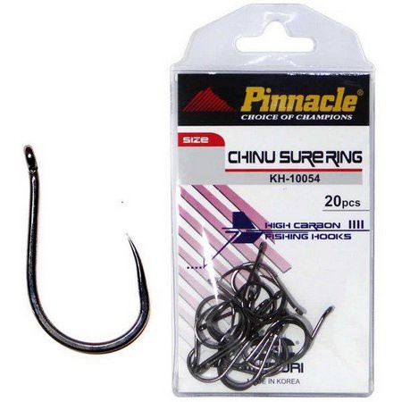 Anzol Pinnacle Chinu Sure (Sem fisga) - Cartela c/20 pç