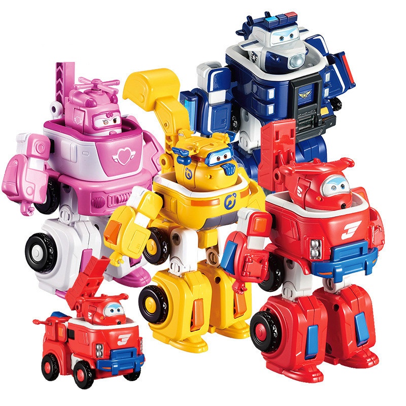 Robô Super Wings Para Avião Transformável Superwings Brinquedo Crianças ...