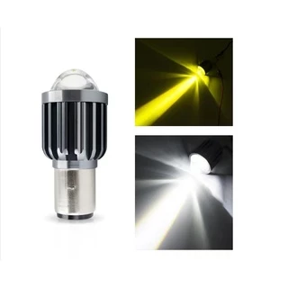 10000Lm H4 LED H6 BA20D Lâmpadas De Farol De Motocicleta Lente CSP Branco Amarelo Hi Lo Lâmpada Acessórios Para Scooter