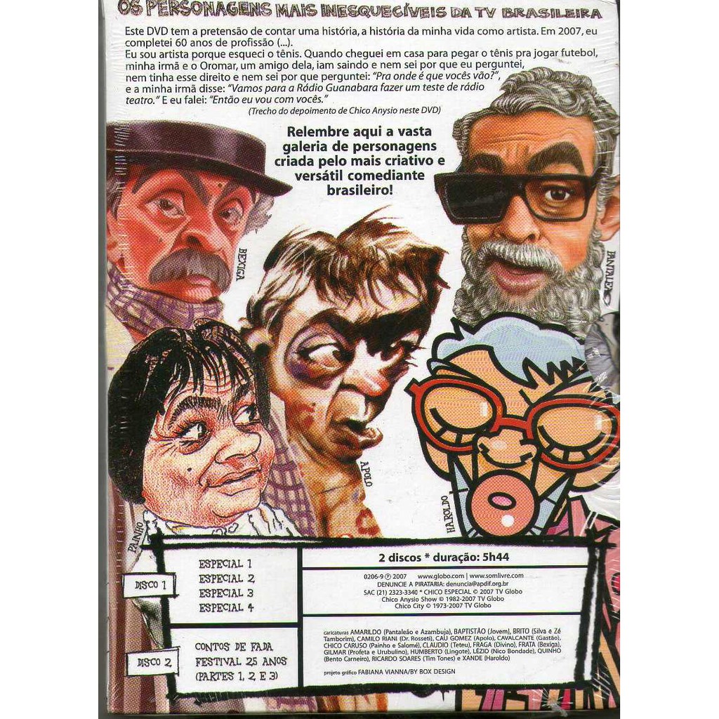 メーカー直売所 Box DVD Chico Anysio Especial Duplo Original Lacrado その他
