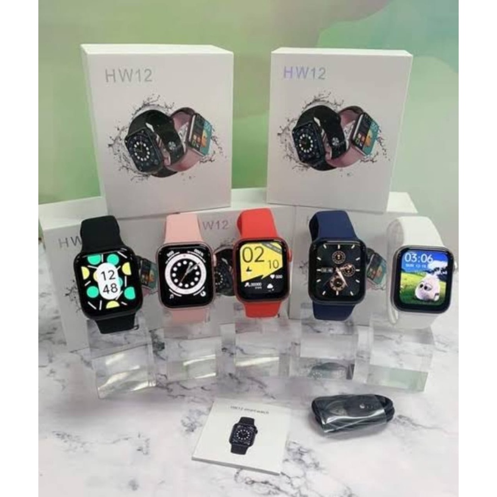 Hw12 Smartwatch Para Homens E Mulheres 40mm Tela Infinita | Shopee Brasil