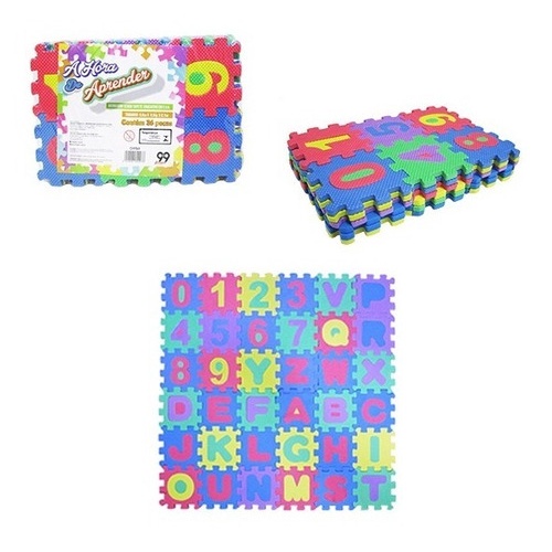 Tapete Tatame Eva Educativo Infantil 36pçs Pequeno 9cm X 9cm | Shopee