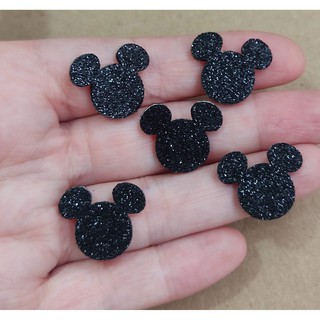 Mickey Preto Pequeno (120 Adesivos)