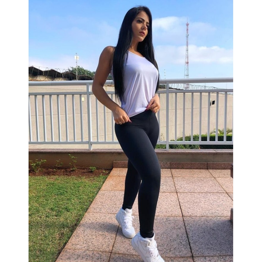 Legues Feminina Calça Leg Poliamida 3d Legging Grossa Linda no