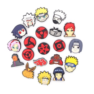 1PCS Moda Crocs Jibbitz Acessórios Criativo  Naruto  Desenho