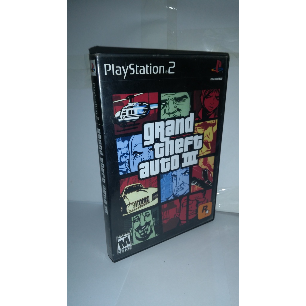 PS2-Grand Theft Auto 3 (GTA) | Shopee Brasil