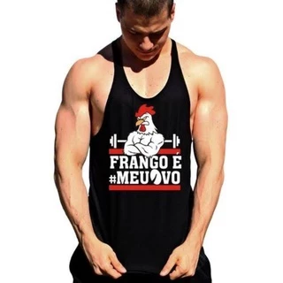 Camisa regata masculina para academia fitness musculação treino