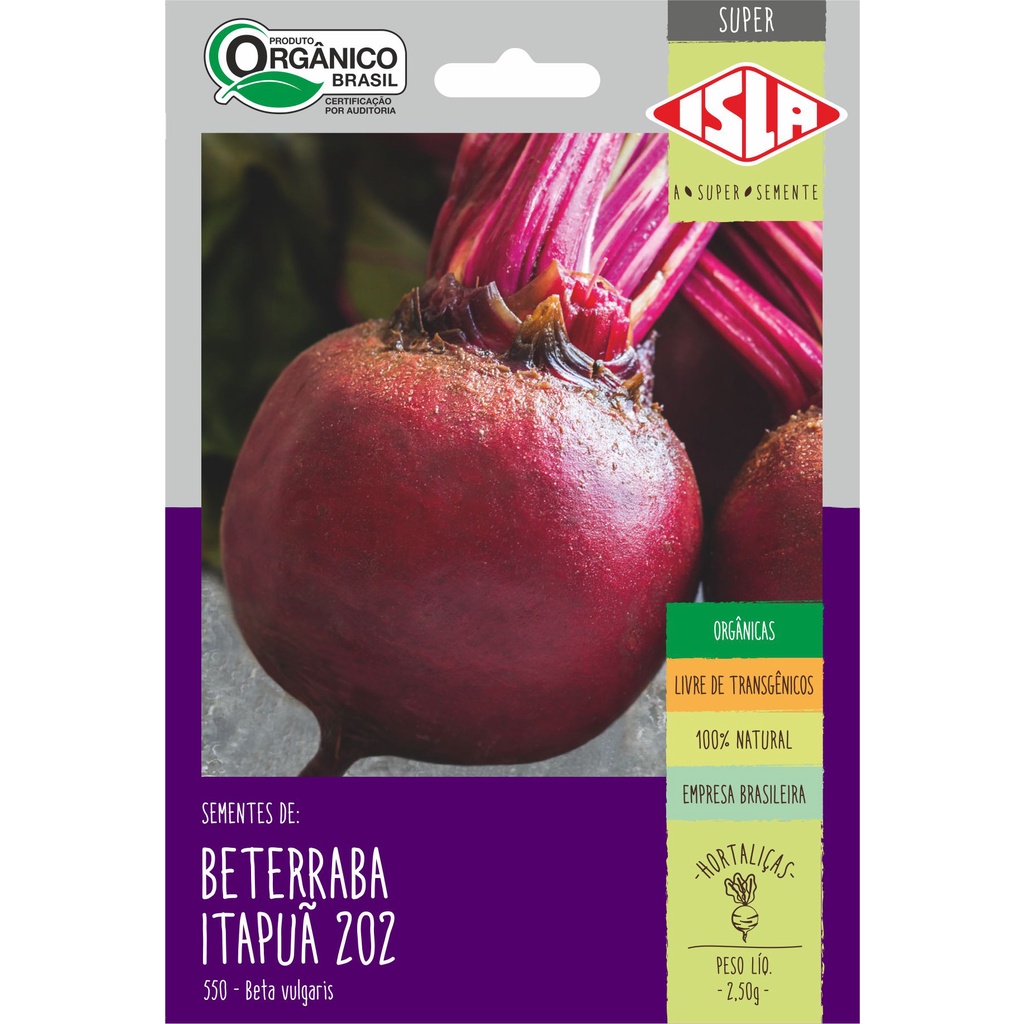 Sementes De Beterraba Itapuã 202 SUPER - ISLA Sementes | Shopee Brasil