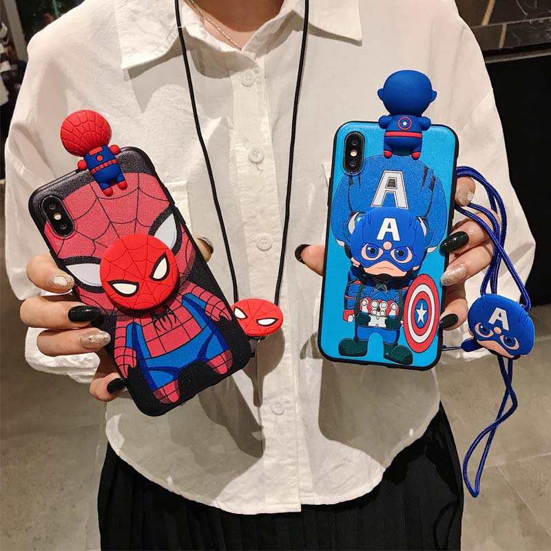 Homem Aranha Capa Xiaomi POCO F5 C55 M6 Pro M3 F3 X3 NFC X3 Pro M4 5G ...