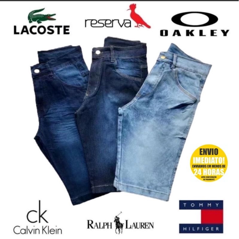 Fabrica de store bermudas jeans masculinas